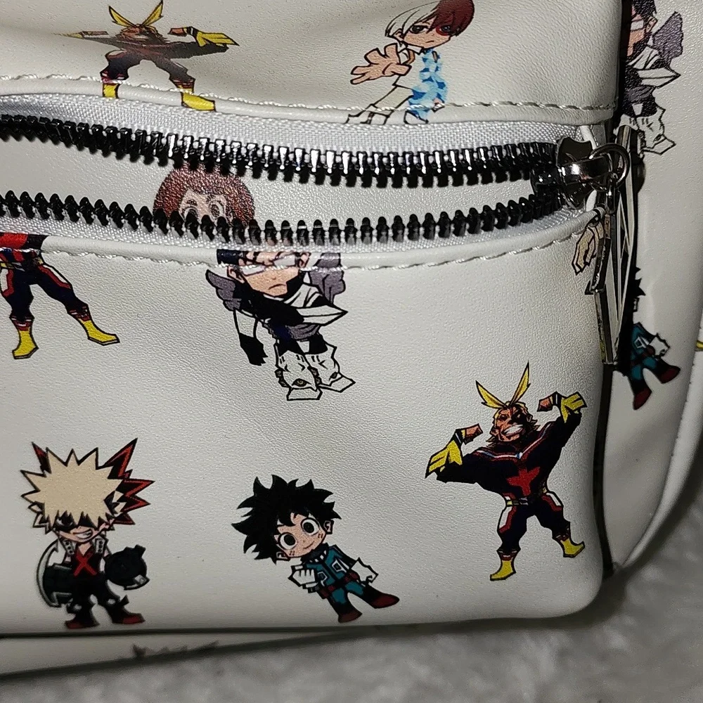 My Hero Academia White Character Print Mini Backpack
